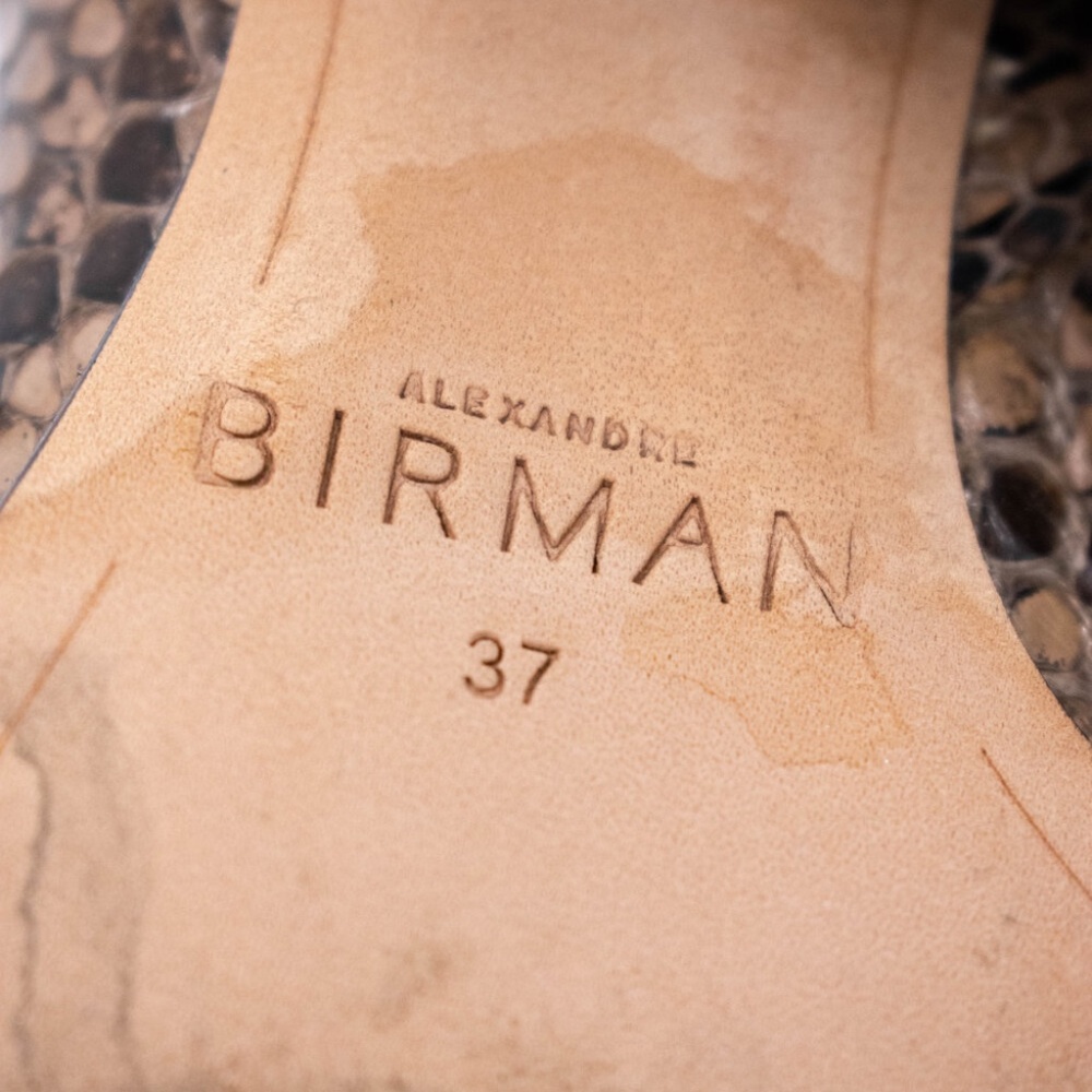 Alexandre Birman Python Ankle Boots - Picture 6 of 12